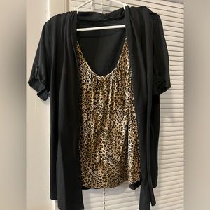 Tank top with built in cover